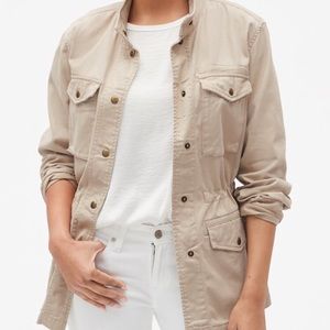 GAP khaki utility jacket size S